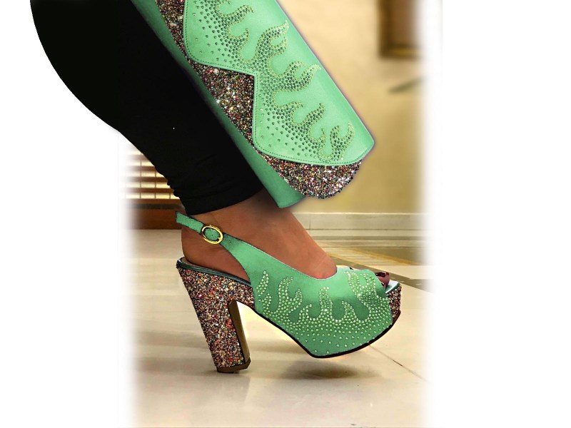 mint green - flame web